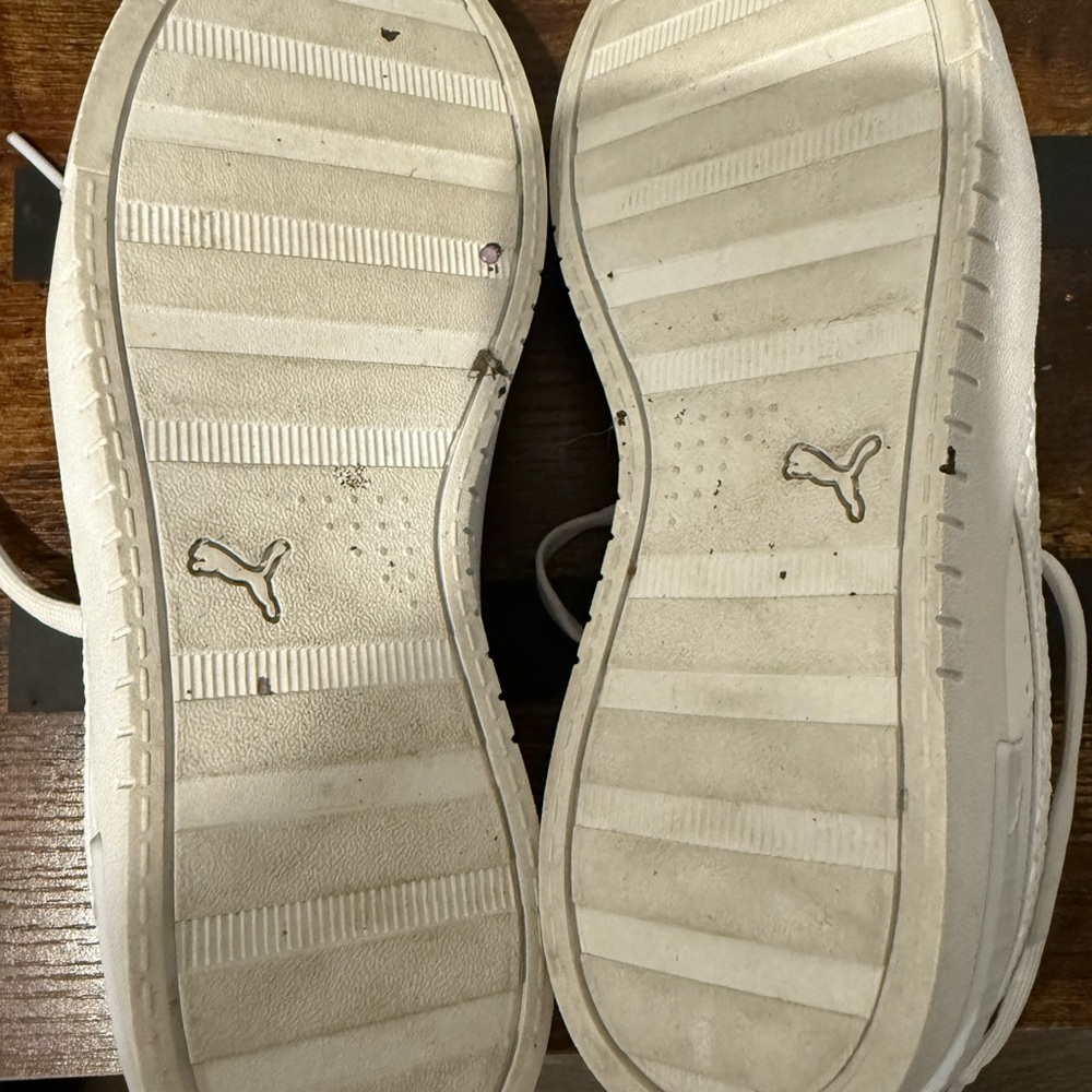 Puma Classic White Lace-Up Sneakers - Picture 6 of 6